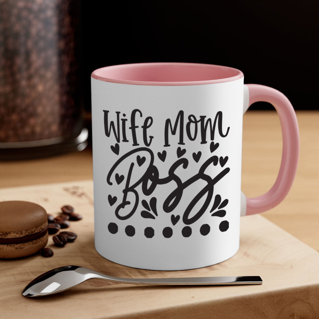 wife mom boss 358#- mom-Mug / Coffee Cup