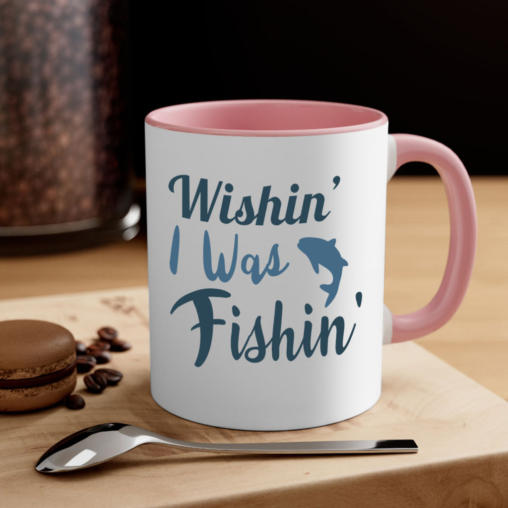 wishin i was fishin 13#- fishing-Mug / Coffee Cup
