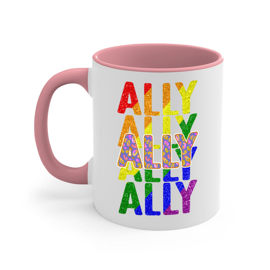 Ally Lgbt Pride Rainbow Flag Ally Png 22#- lgbt-Mug / Coffee Cup