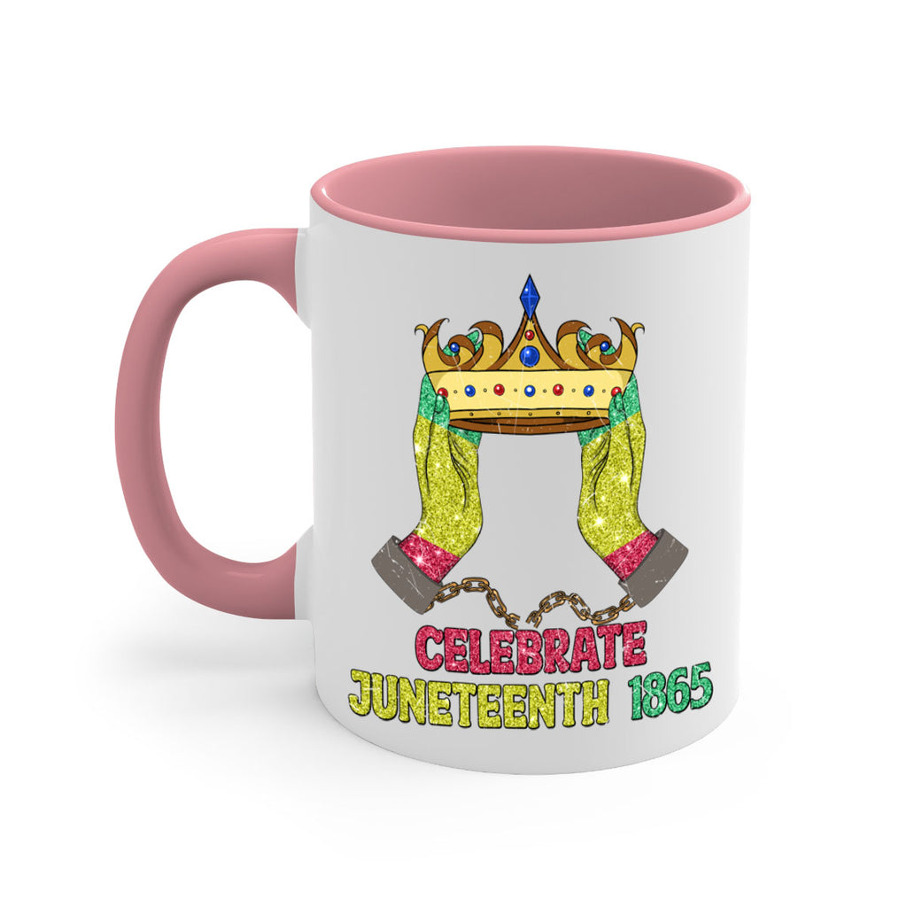 Celebrate Juneteenth 1865 Crown Designs 2#- juneteenth-Mug / Coffee Cup