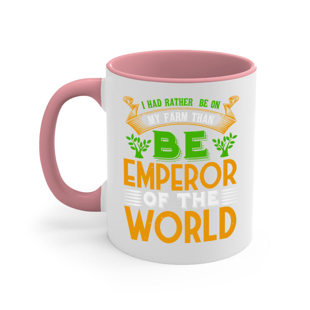 I had rather be on my farm 56#- Farm and garden-Mug / Coffee Cup