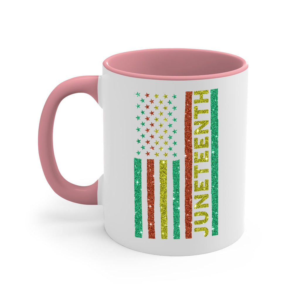 Juneteenth Freedom Day Afro Usa Flag Png 23#- juneteenth-Mug / Coffee Cup