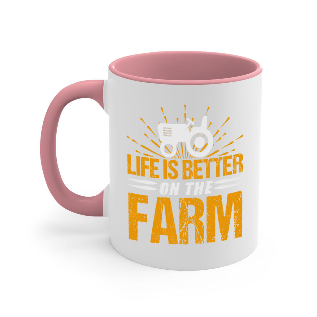 Life is better on a farm 45#- Farm and garden-Mug / Coffee Cup