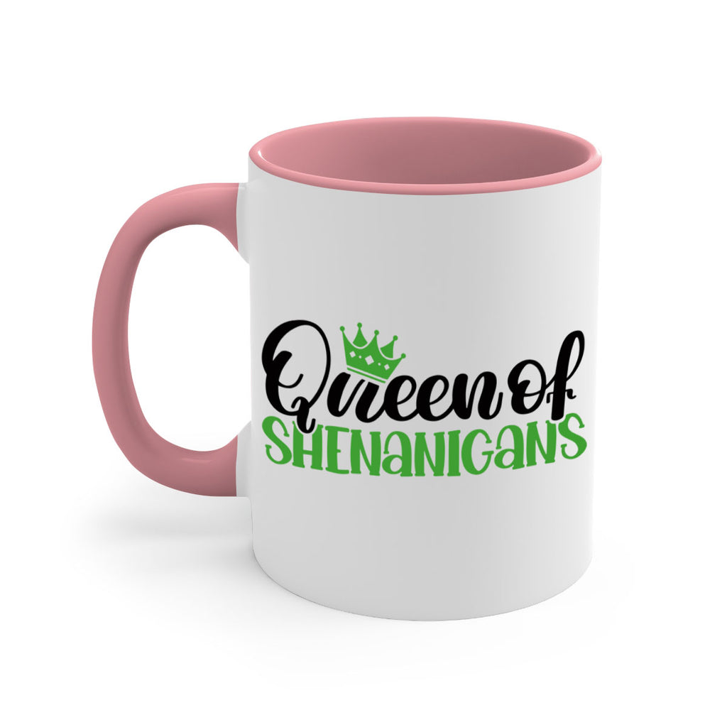 Queen Of Shenanigans Style 36#- St Patricks Day-Mug / Coffee Cup