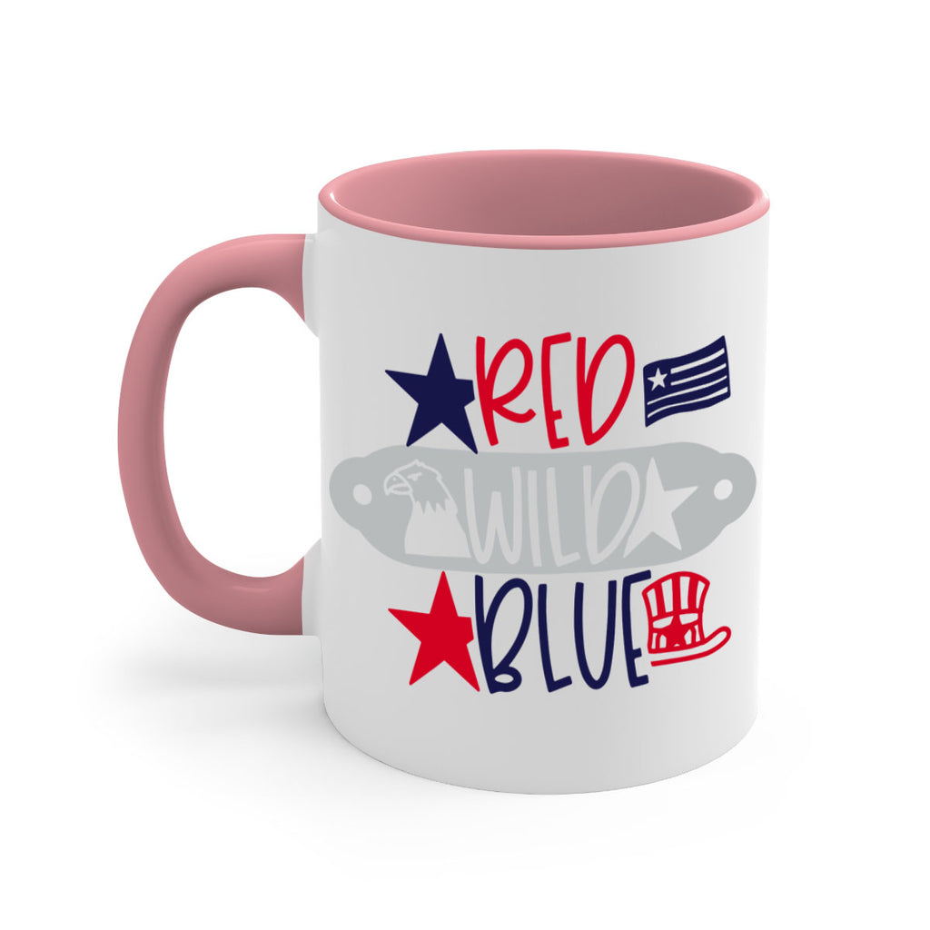 Red Wild Blue Style 171#- 4th Of July-Mug / Coffee Cup