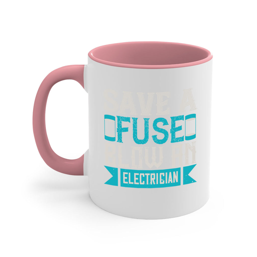 Save a fuse below an electrician Style 14#- electrician-Mug / Coffee Cup