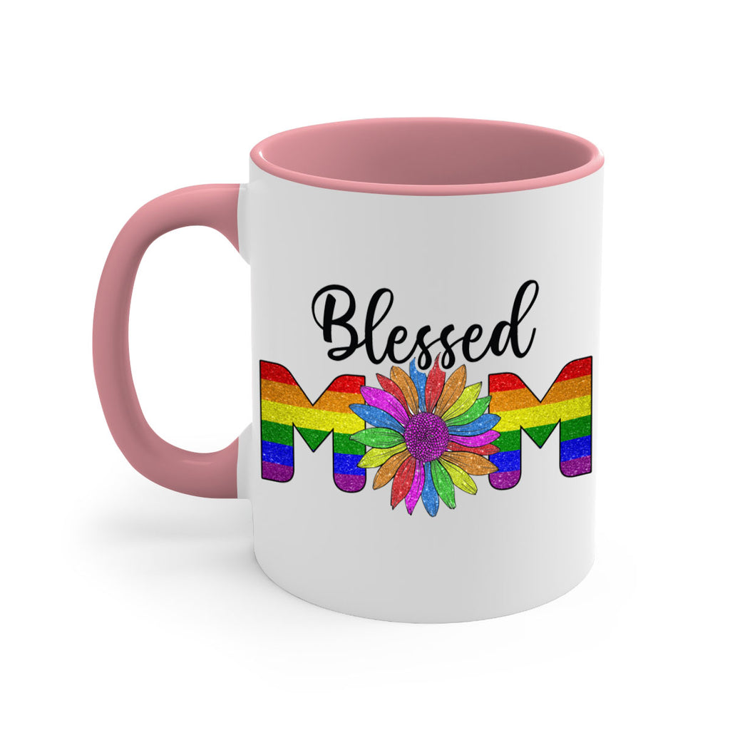 Sunflower Lgbt Blessed Mom  51#- lgbt-Mug / Coffee Cup