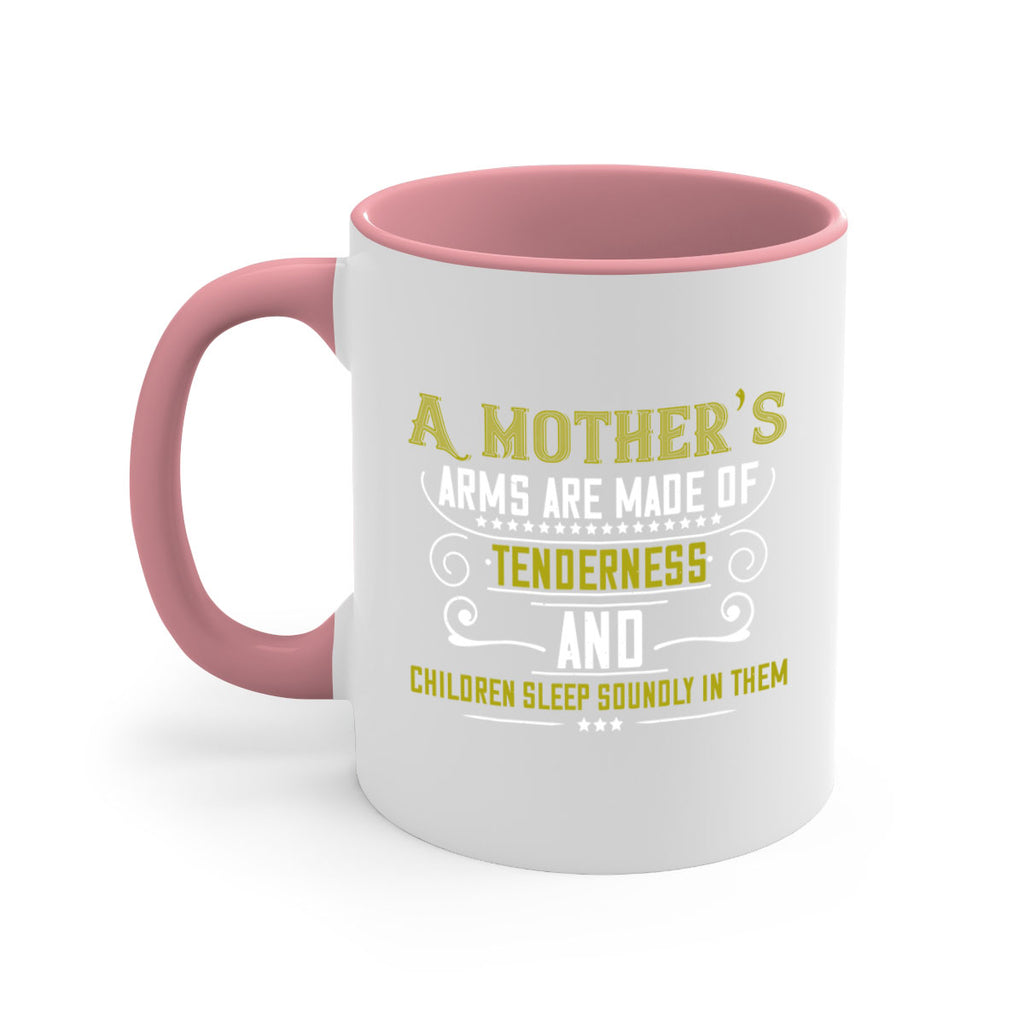 a maothers arms are made of 249#- mom-Mug / Coffee Cup