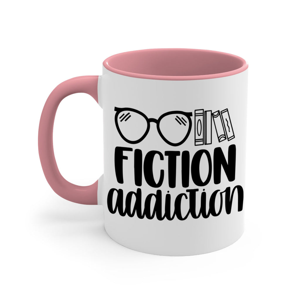 fiction addiction 40#- Reading - Books-Mug / Coffee Cup