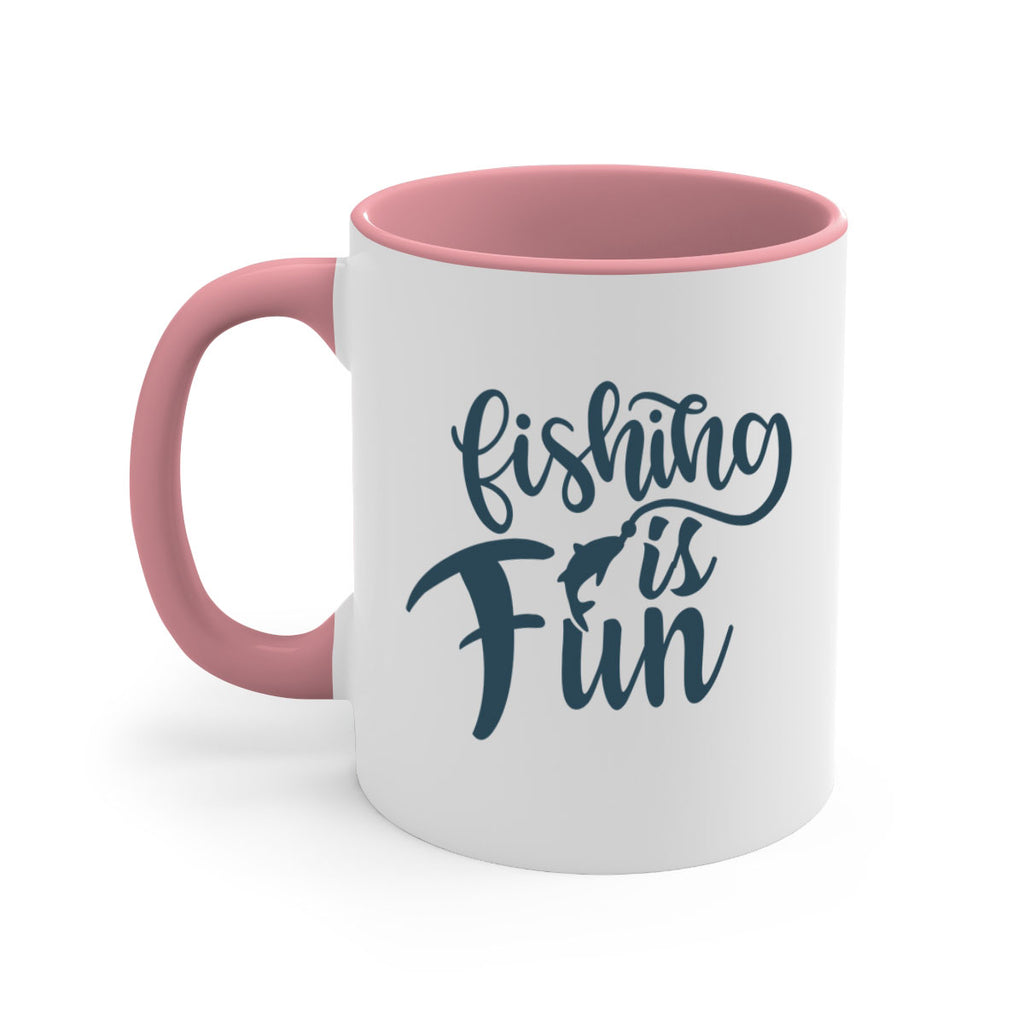 fishing is fun 147#- fishing-Mug / Coffee Cup