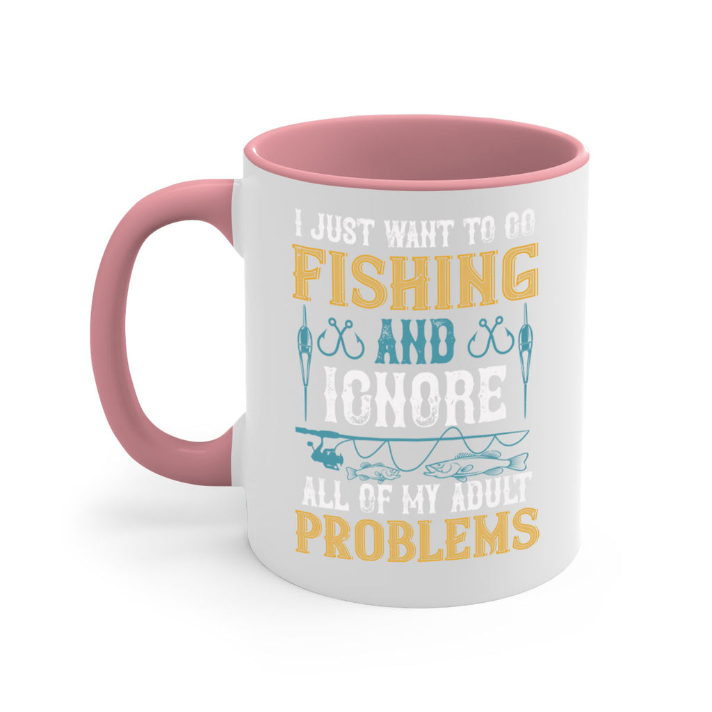 i just want to go fishing and ignore all of my adult 108#- fishing-Mug / Coffee Cup