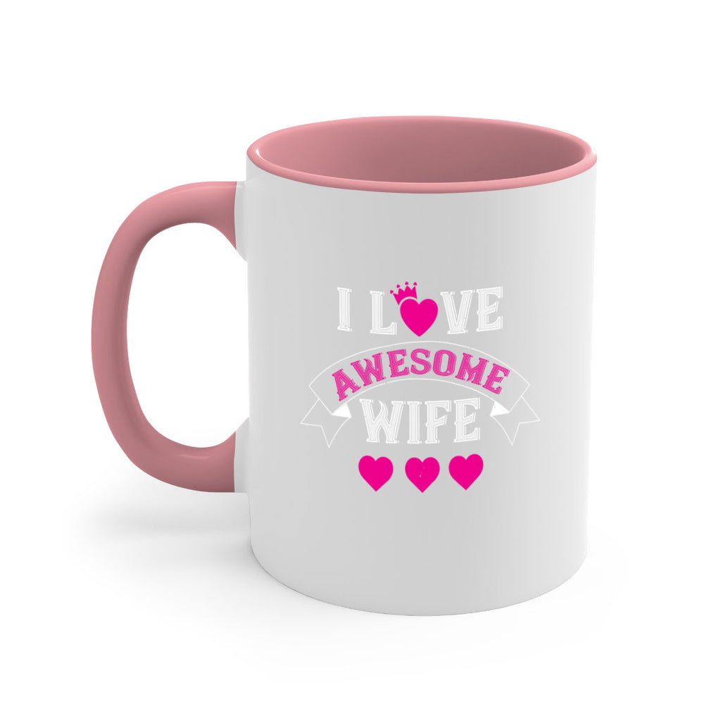 i love awesome wife 57#- valentines day-Mug / Coffee Cup
