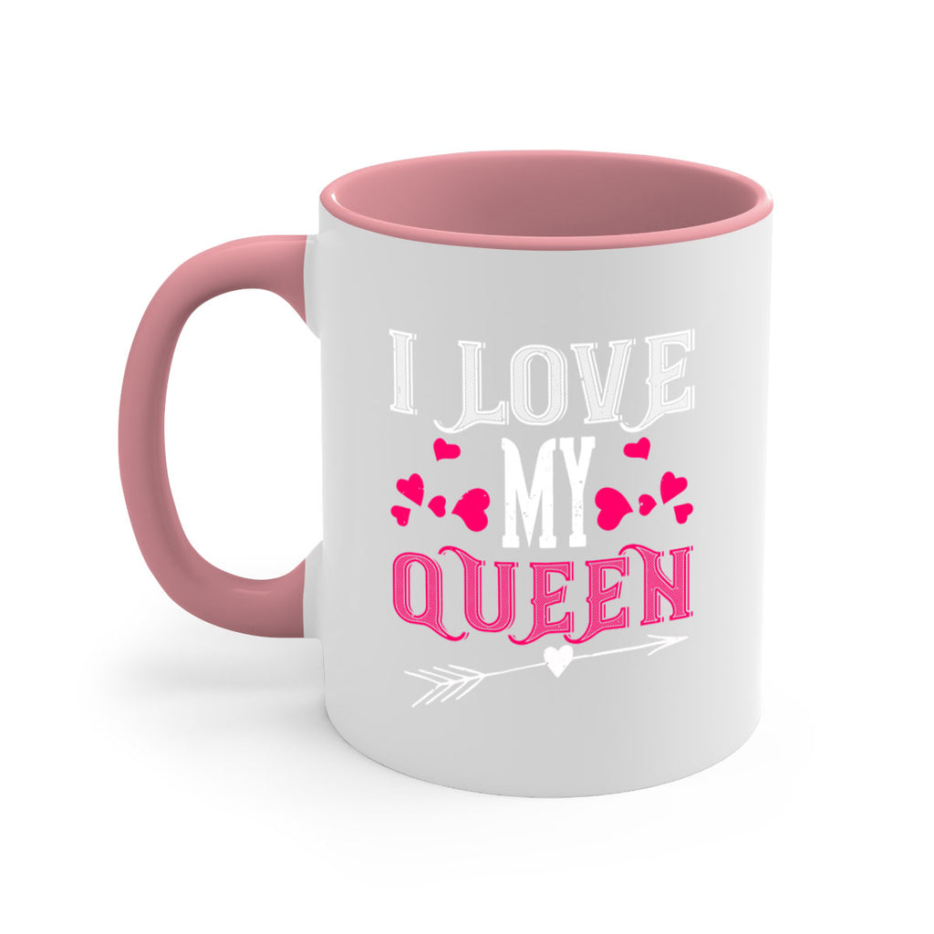 i love my queen 53#- valentines day-Mug / Coffee Cup