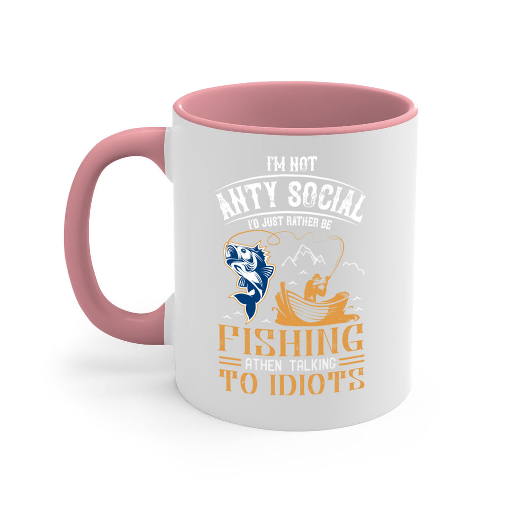 im not anty social 85#- fishing-Mug / Coffee Cup