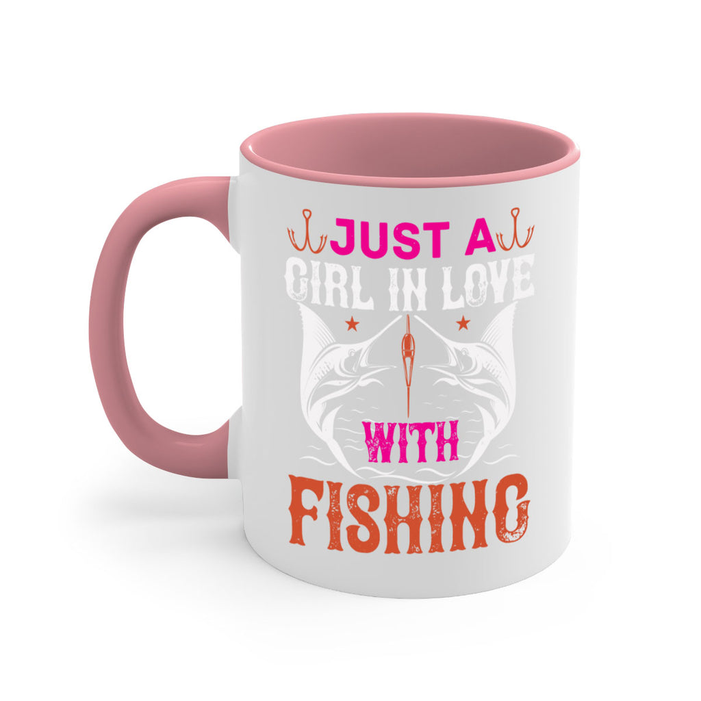 just a girl in love with fishing 73#- fishing-Mug / Coffee Cup