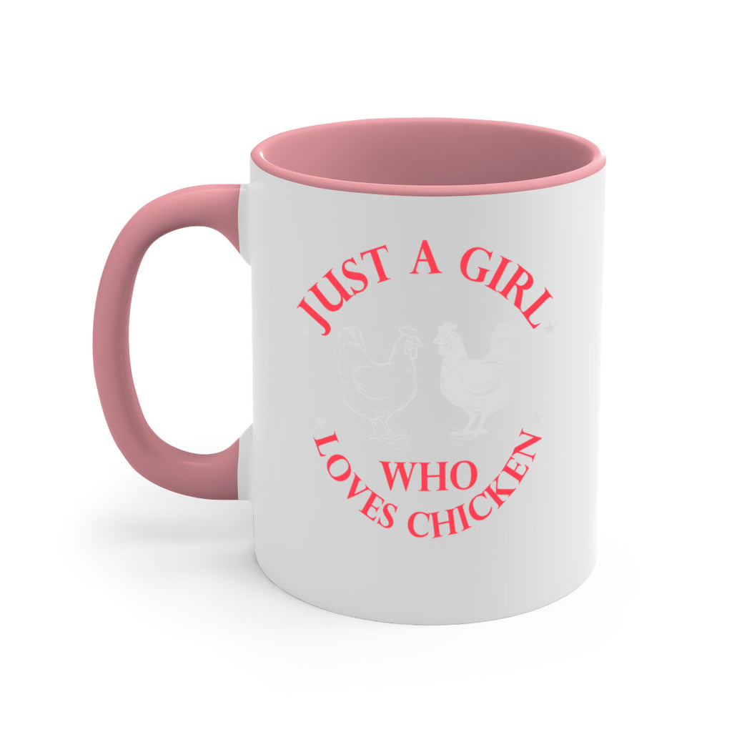 just a girl who loves chicken Style 3#- Chicken-Mug / Coffee Cup