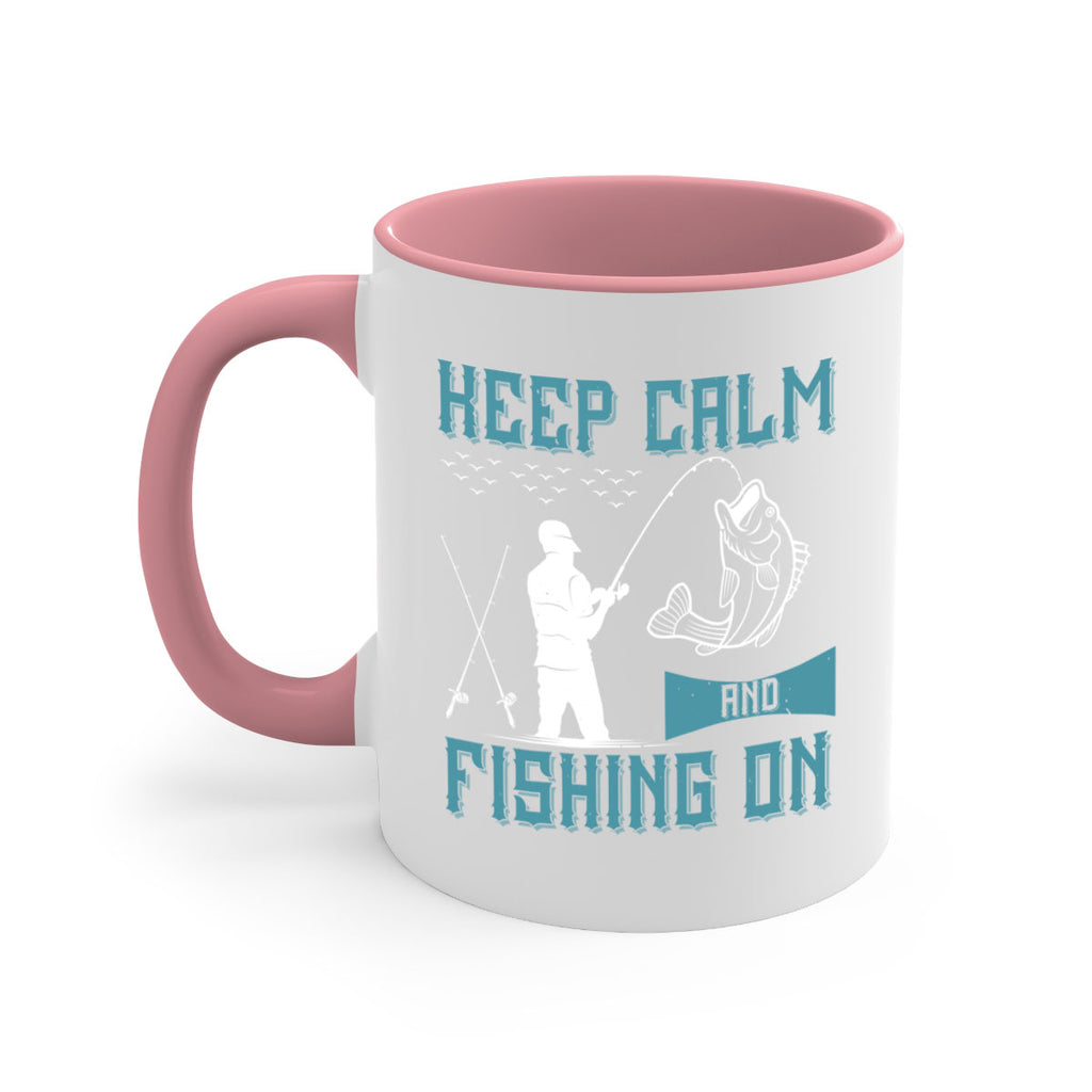 keep calm and fishing on 248#- fishing-Mug / Coffee Cup