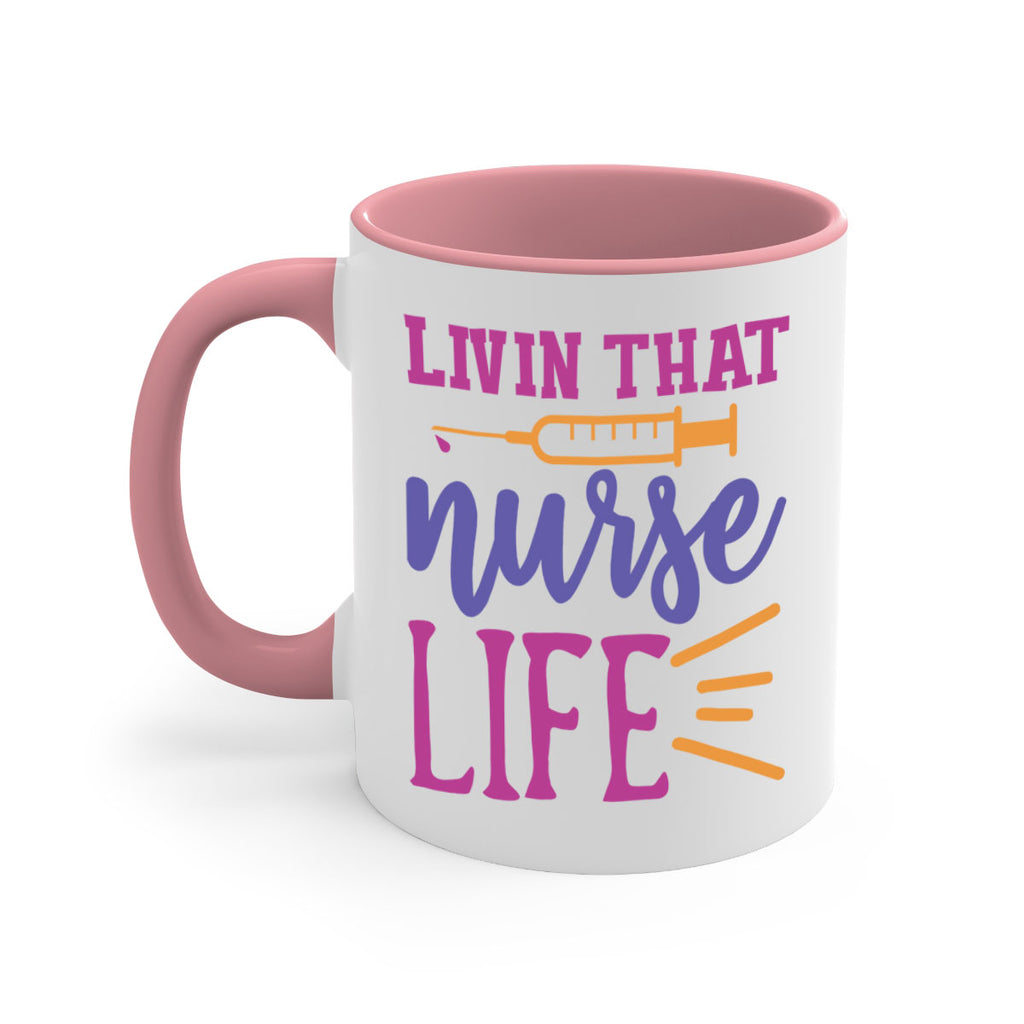 livin that nurse life Style Style 138#- nurse-Mug / Coffee Cup
