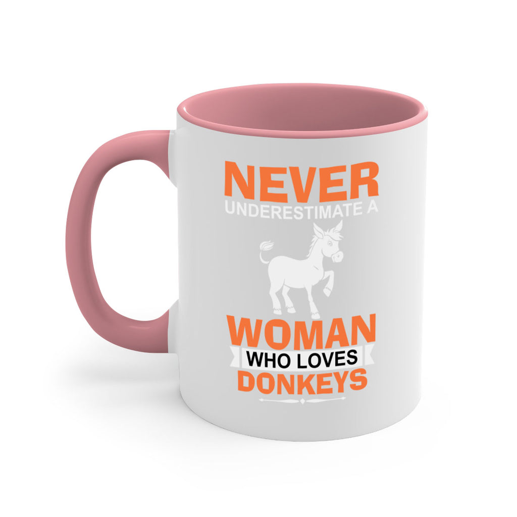never underestimate a woman who loves donkeys Style 1#- Donkey-Mug / Coffee Cup