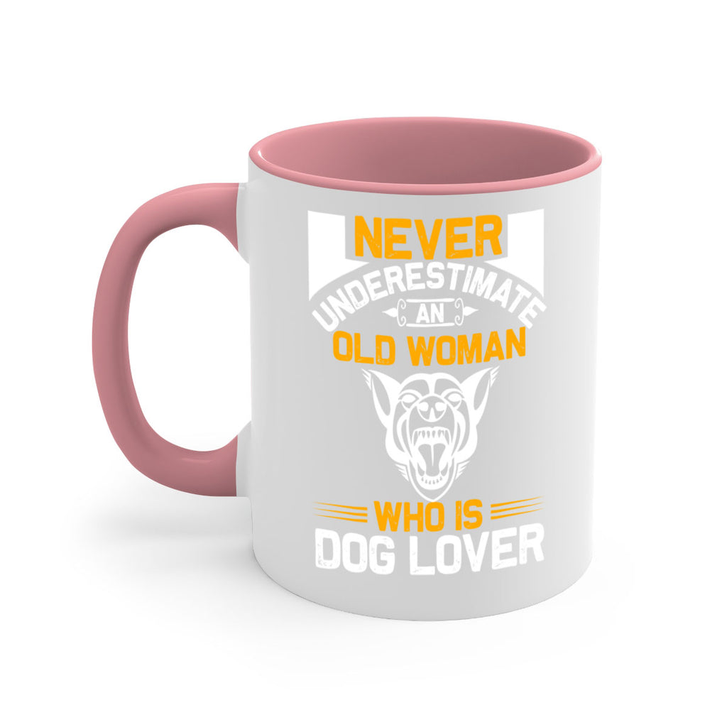 never underestimate an old woman who is dog lover Style 6524#- Dog-Mug / Coffee Cup