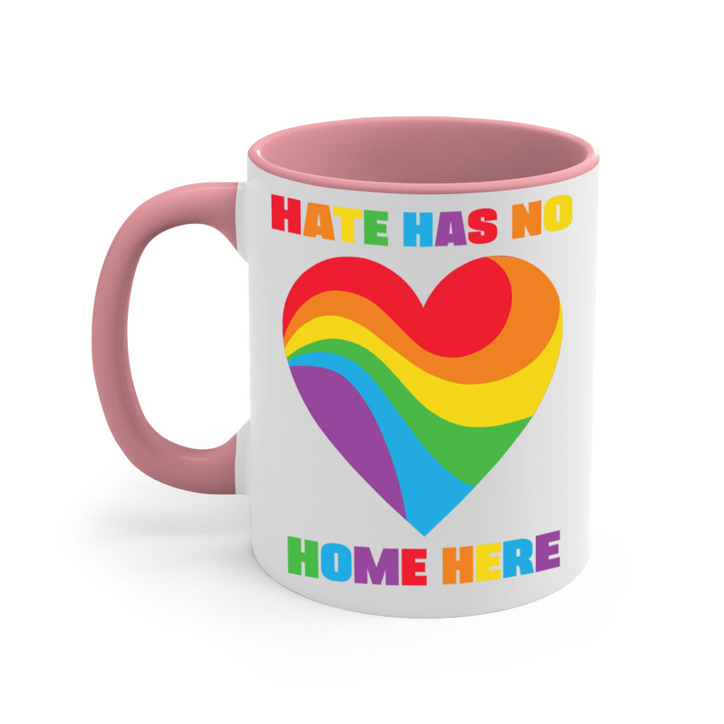 rainbow heart hate has no lgbt 30#- lgbt-Mug / Coffee Cup