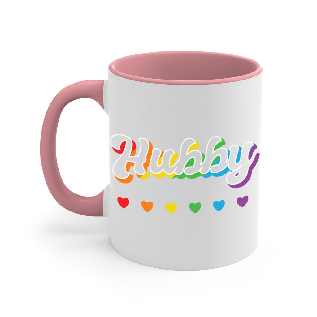 rainbow hubby lgbtq pride lgbt 29#- lgbt-Mug / Coffee Cup
