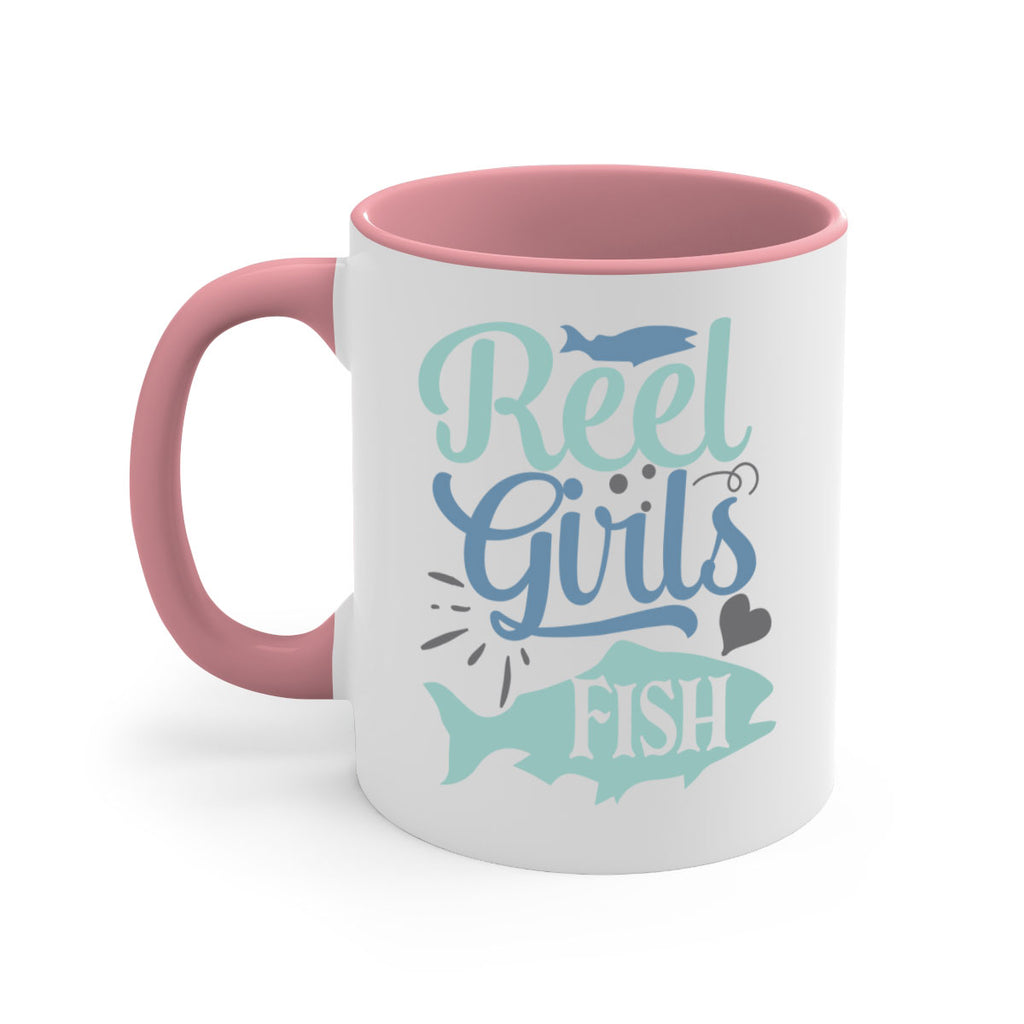 reel girls fish 198#- fishing-Mug / Coffee Cup