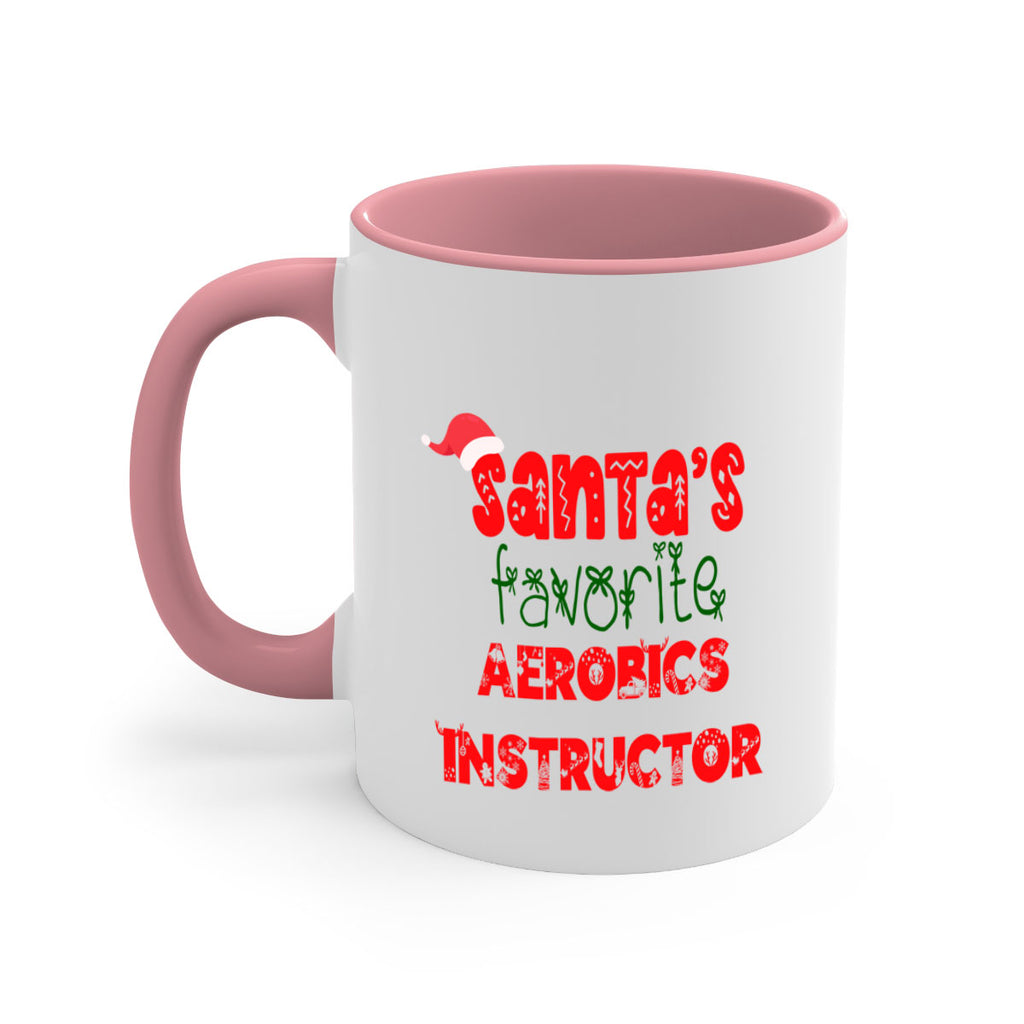 santas favorite aerobics instructor style 628#- christmas-Mug / Coffee Cup