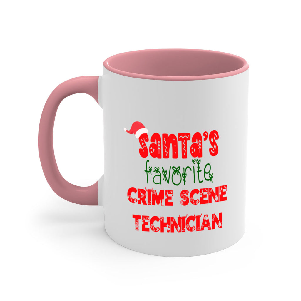 santas favorite crime scene technician style 755#- christmas-Mug / Coffee Cup