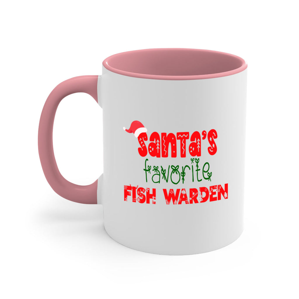 santas favorite fish warden style 825#- christmas-Mug / Coffee Cup