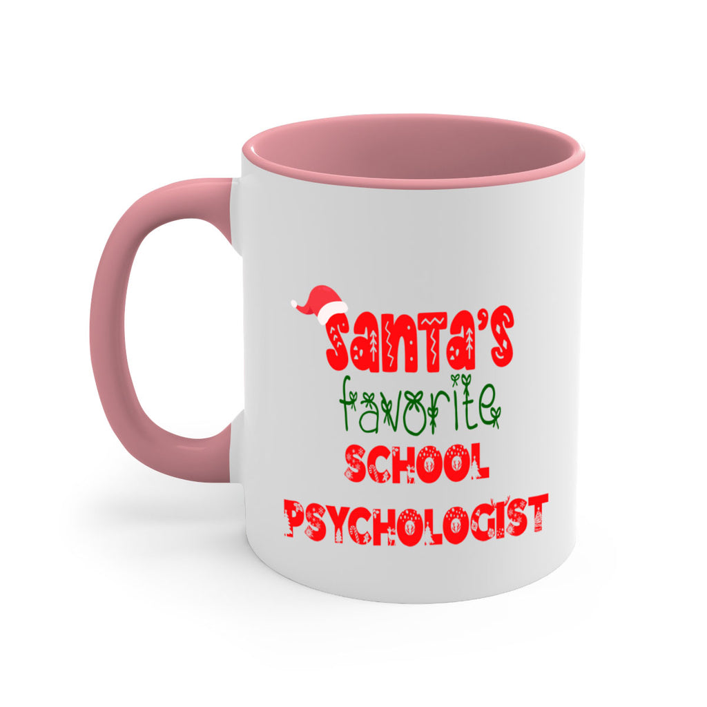 santas favorite school psychologist style 1069#- christmas-Mug / Coffee Cup