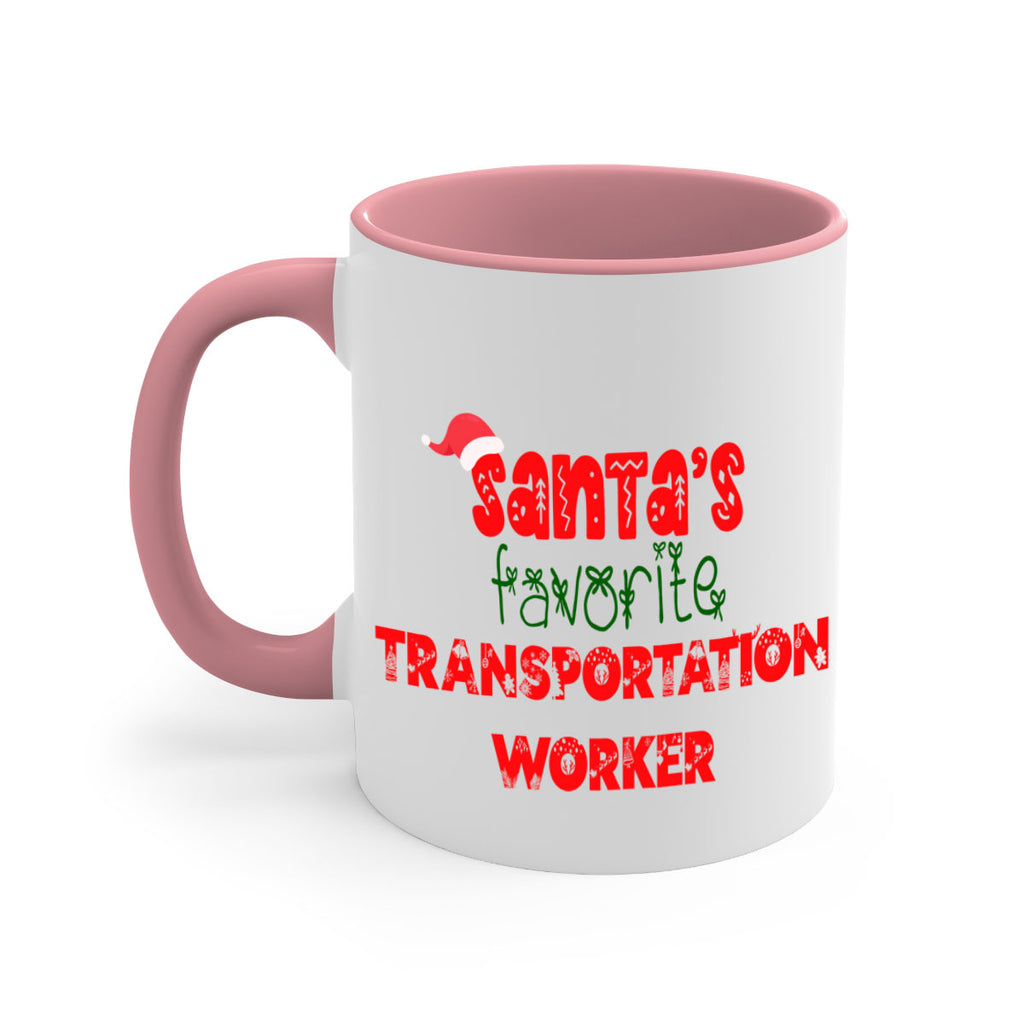 santas favorite transportation worker style 1130#- christmas-Mug / Coffee Cup