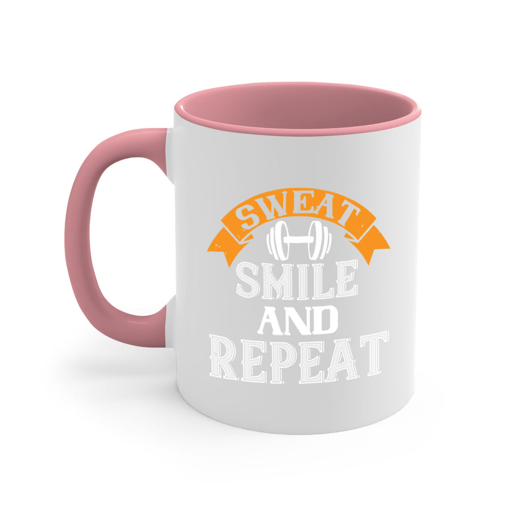 sweat smail and repeat 67#- gym-Mug / Coffee Cup
