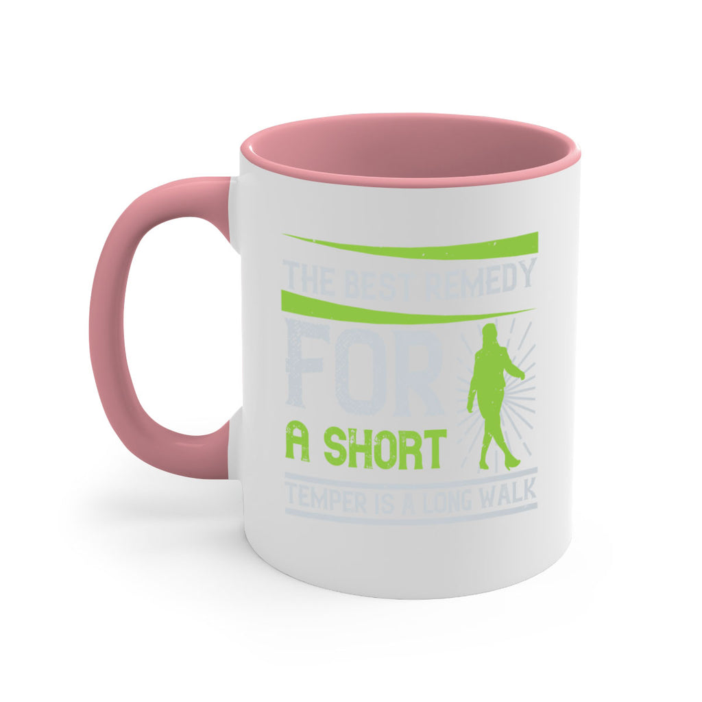 the best remedy for a short temper is a long walk 23#- walking-Mug / Coffee Cup