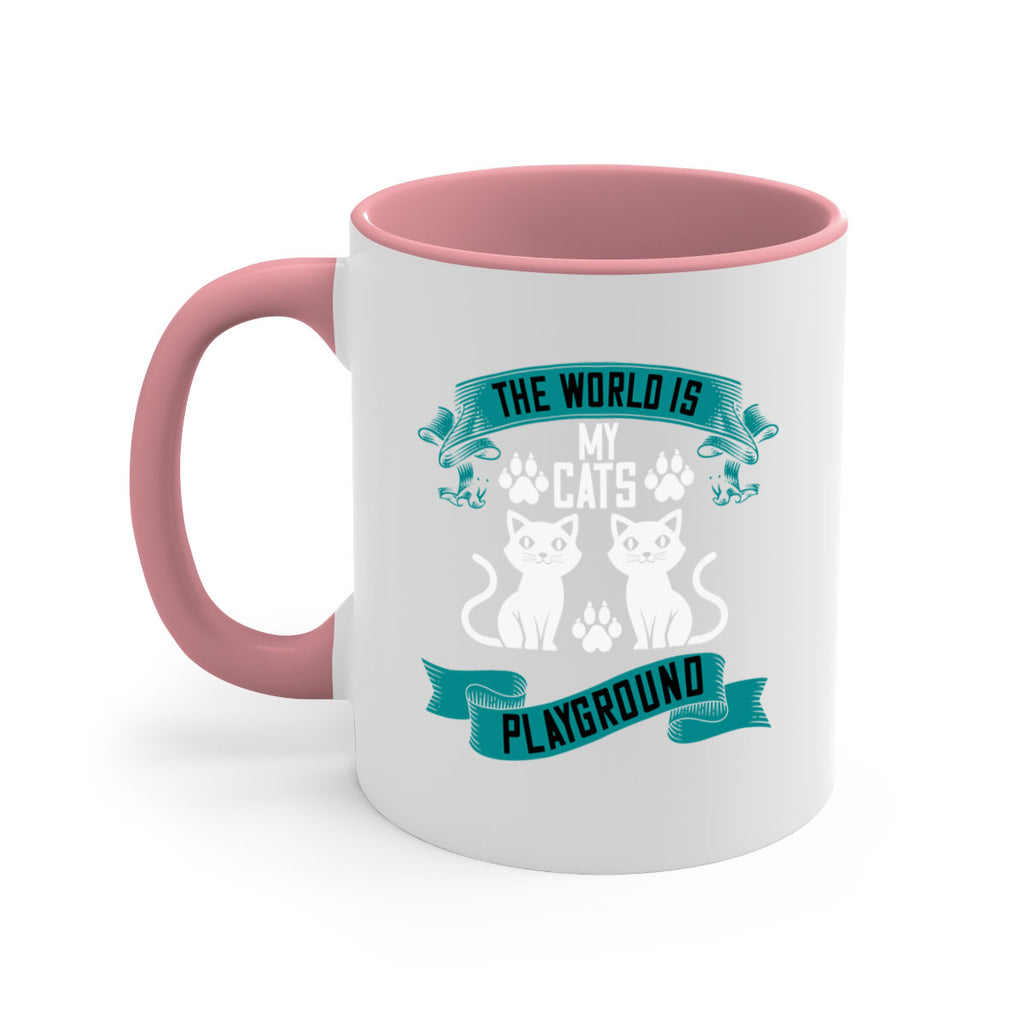 the world is my cats playground Style 119#- cat-Mug / Coffee Cup