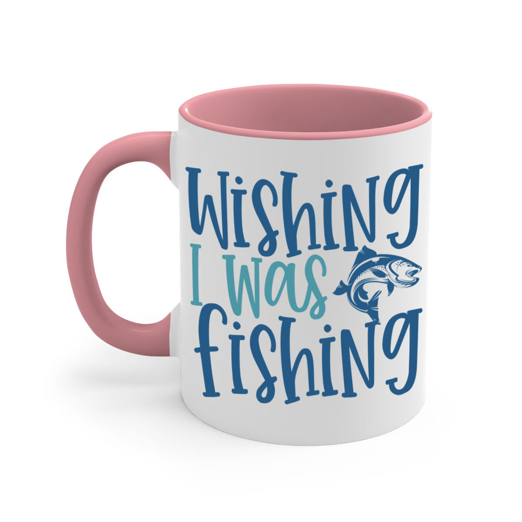 wishing i was fishing 191#- fishing-Mug / Coffee Cup