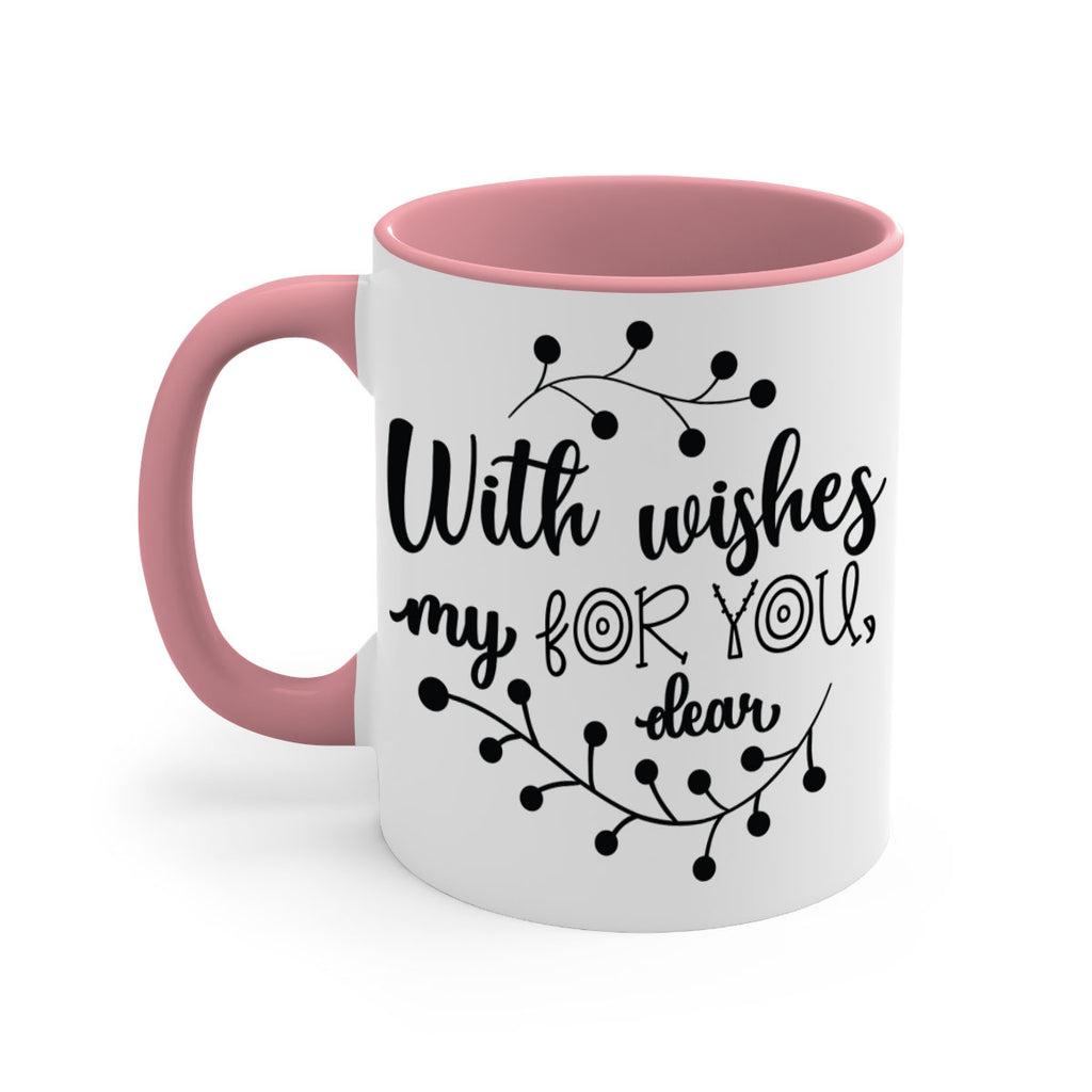 with wishes for you, my dear style 1245#- christmas-Mug / Coffee Cup