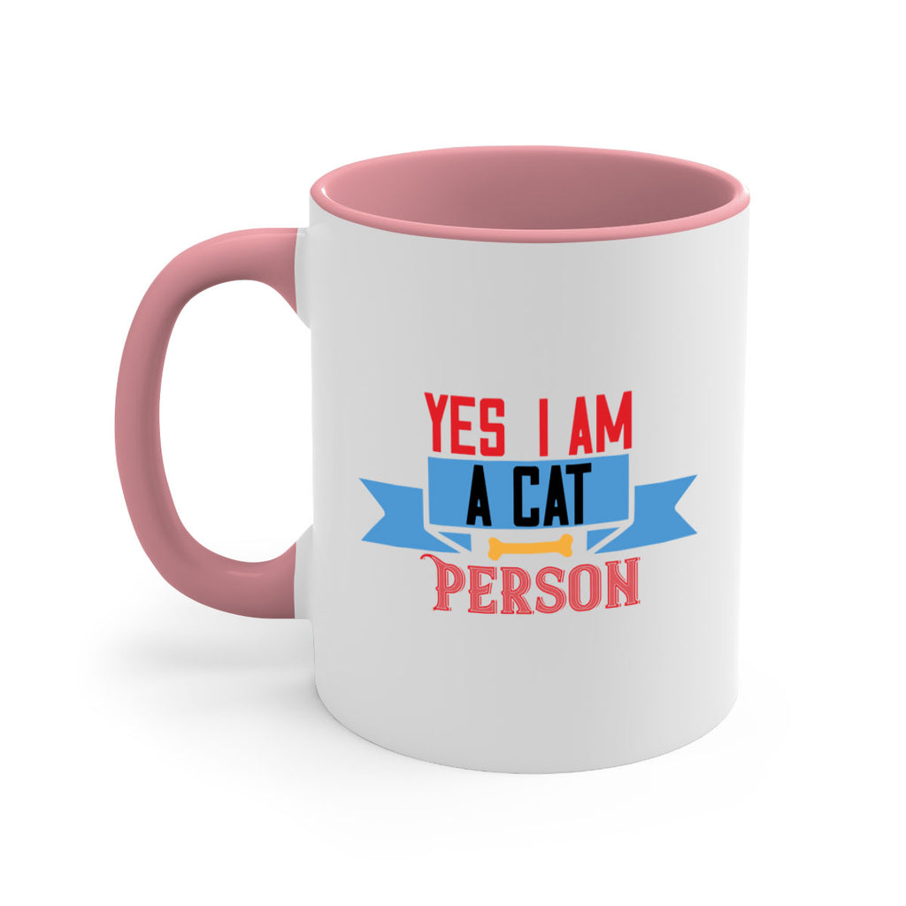 yes i am acat person Style 123#- cat-Mug / Coffee Cup