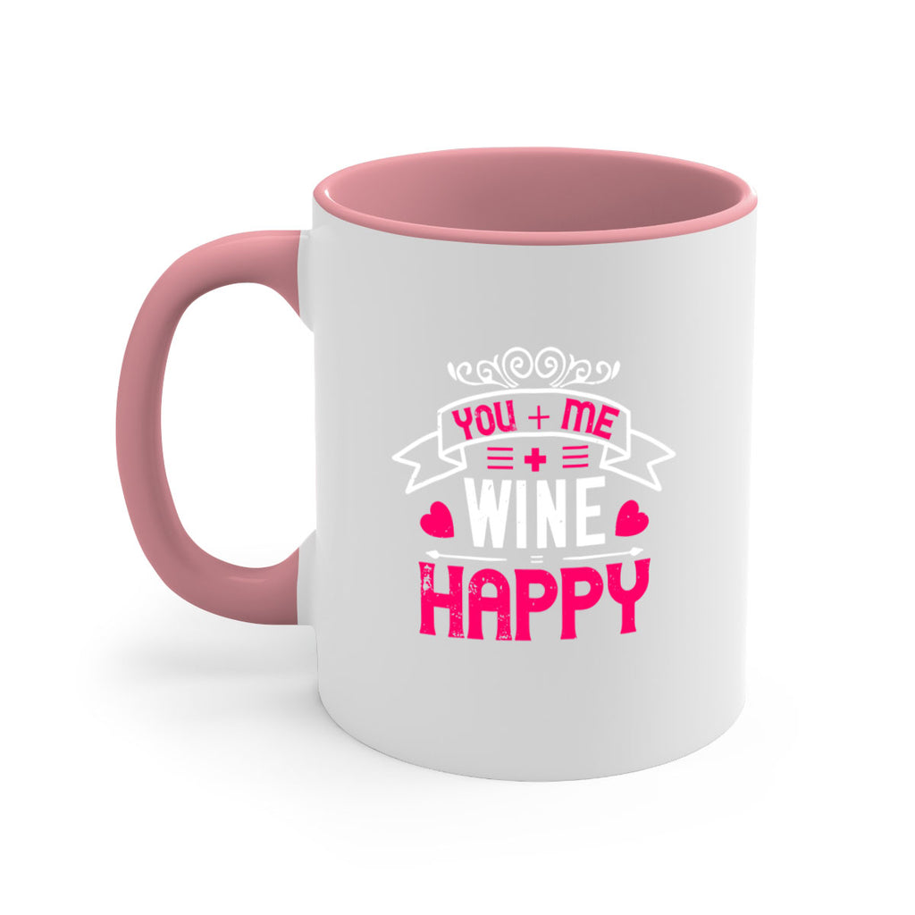 you me wine happy 1#- valentines day-Mug / Coffee Cup