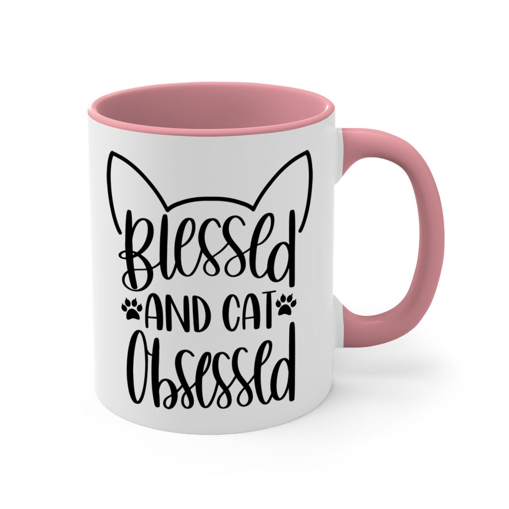 Blessed And Cat Obsessed Style 79#- cat-Mug / Coffee Cup