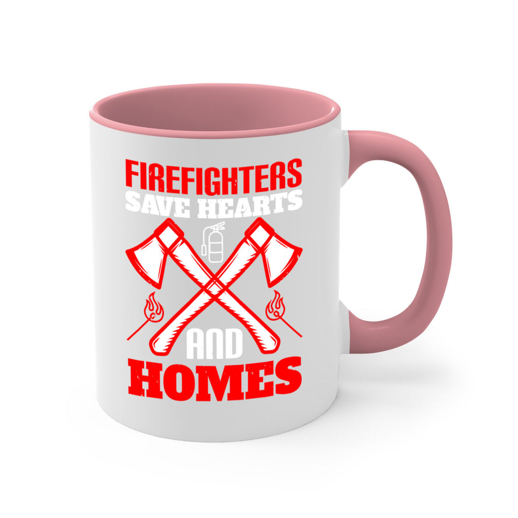 Firefighters save hearts and homes Style 72#- fire fighter-Mug / Coffee Cup