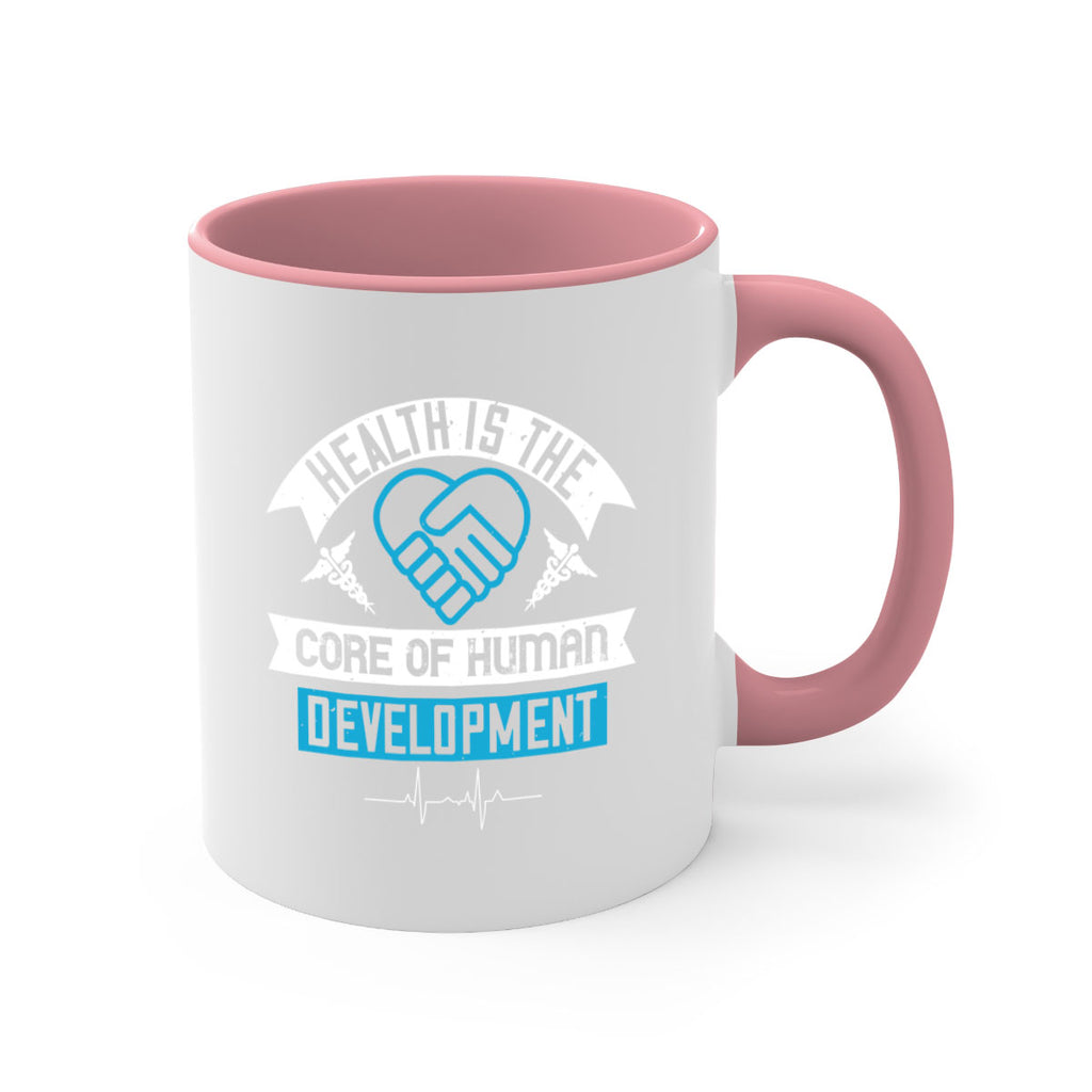 Health is the core of human development Style 41#- World Health-Mug / Coffee Cup