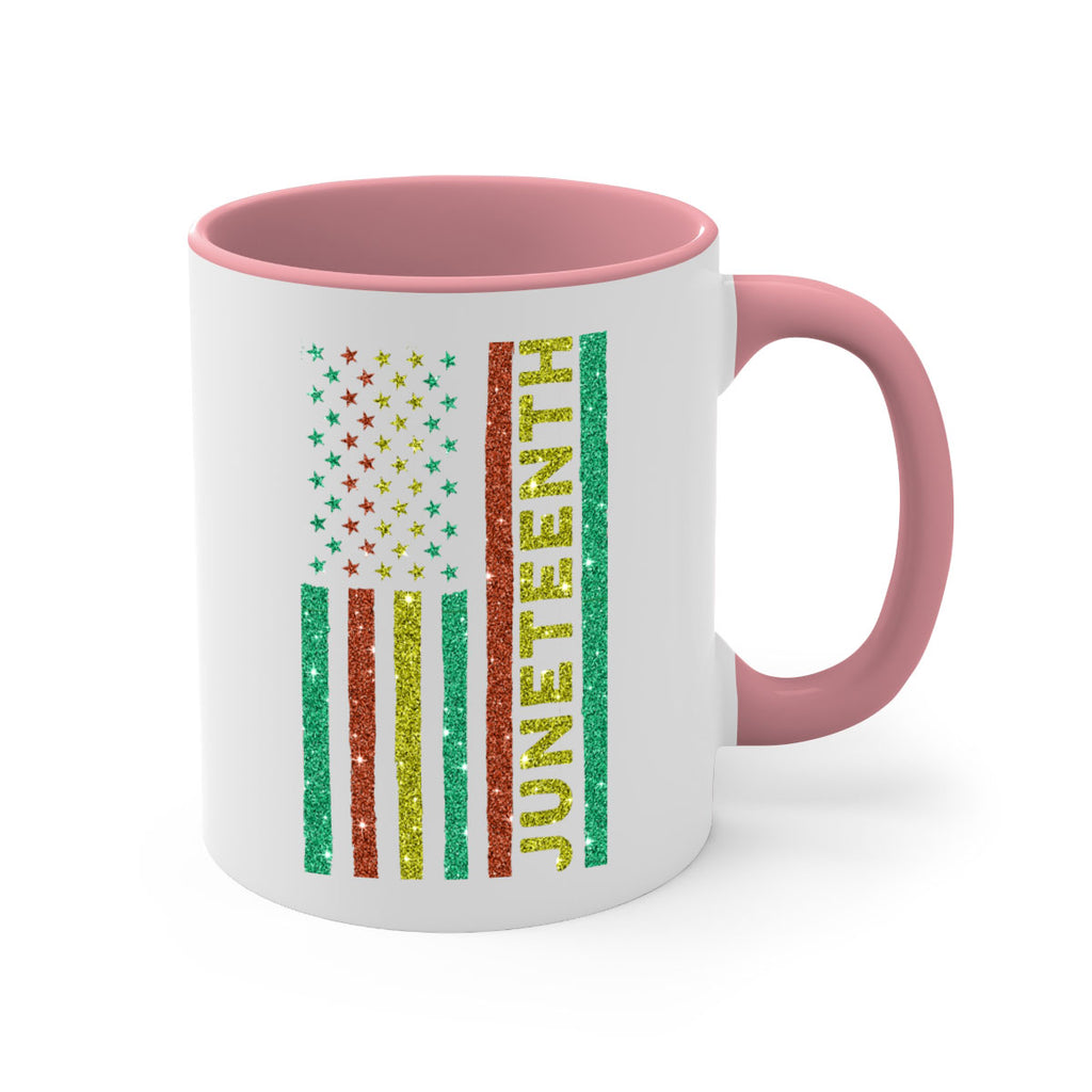 Juneteenth Freedom Day Afro Usa Flag Png 23#- juneteenth-Mug / Coffee Cup