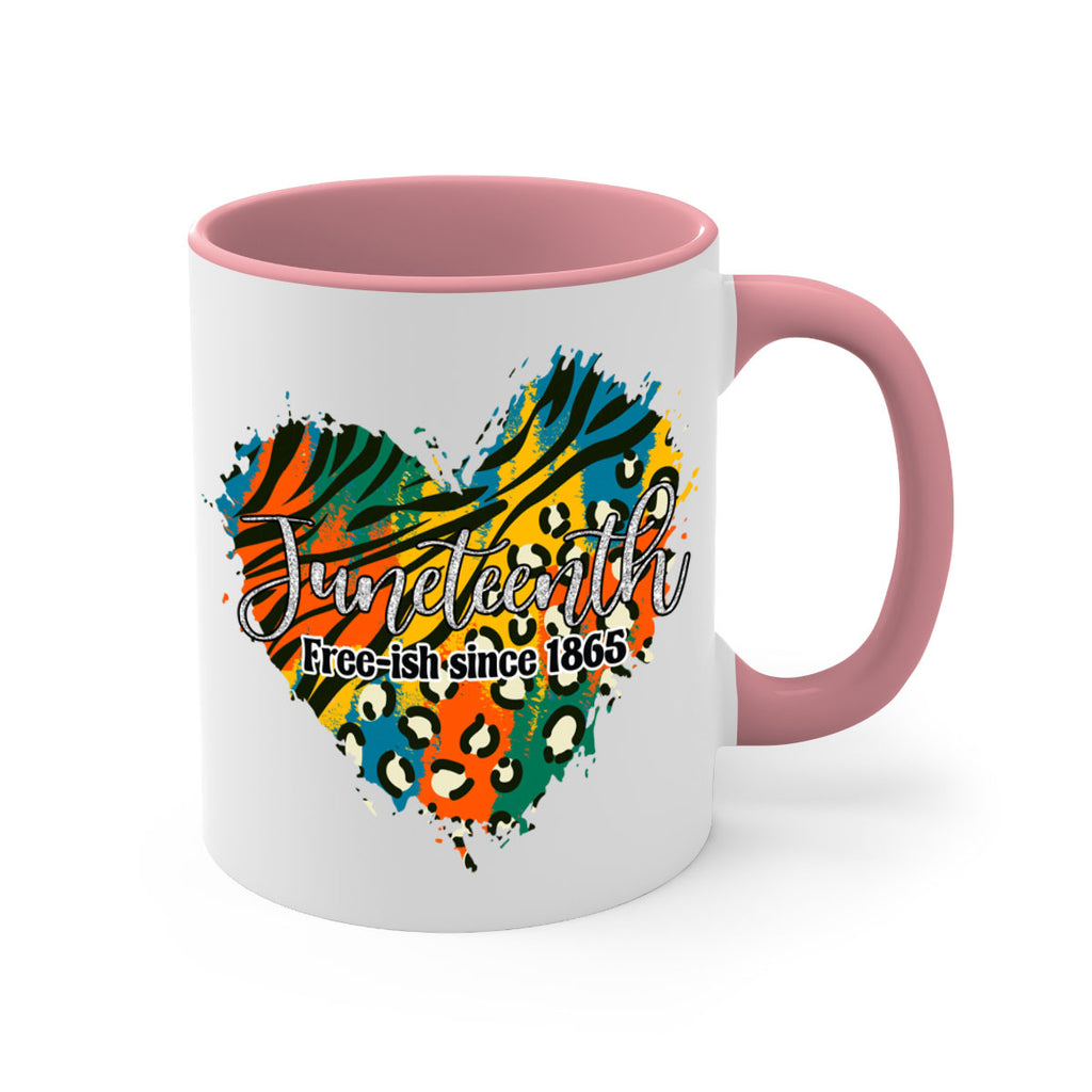 Juneteenth Freeish Since 1865 Heart Png 38#- juneteenth-Mug / Coffee Cup