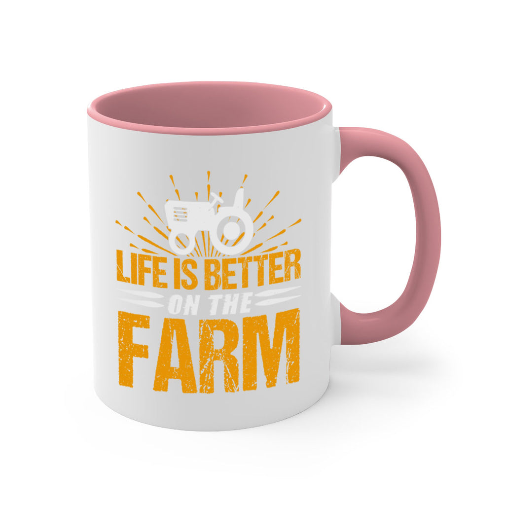 Life is better on a farm 45#- Farm and garden-Mug / Coffee Cup