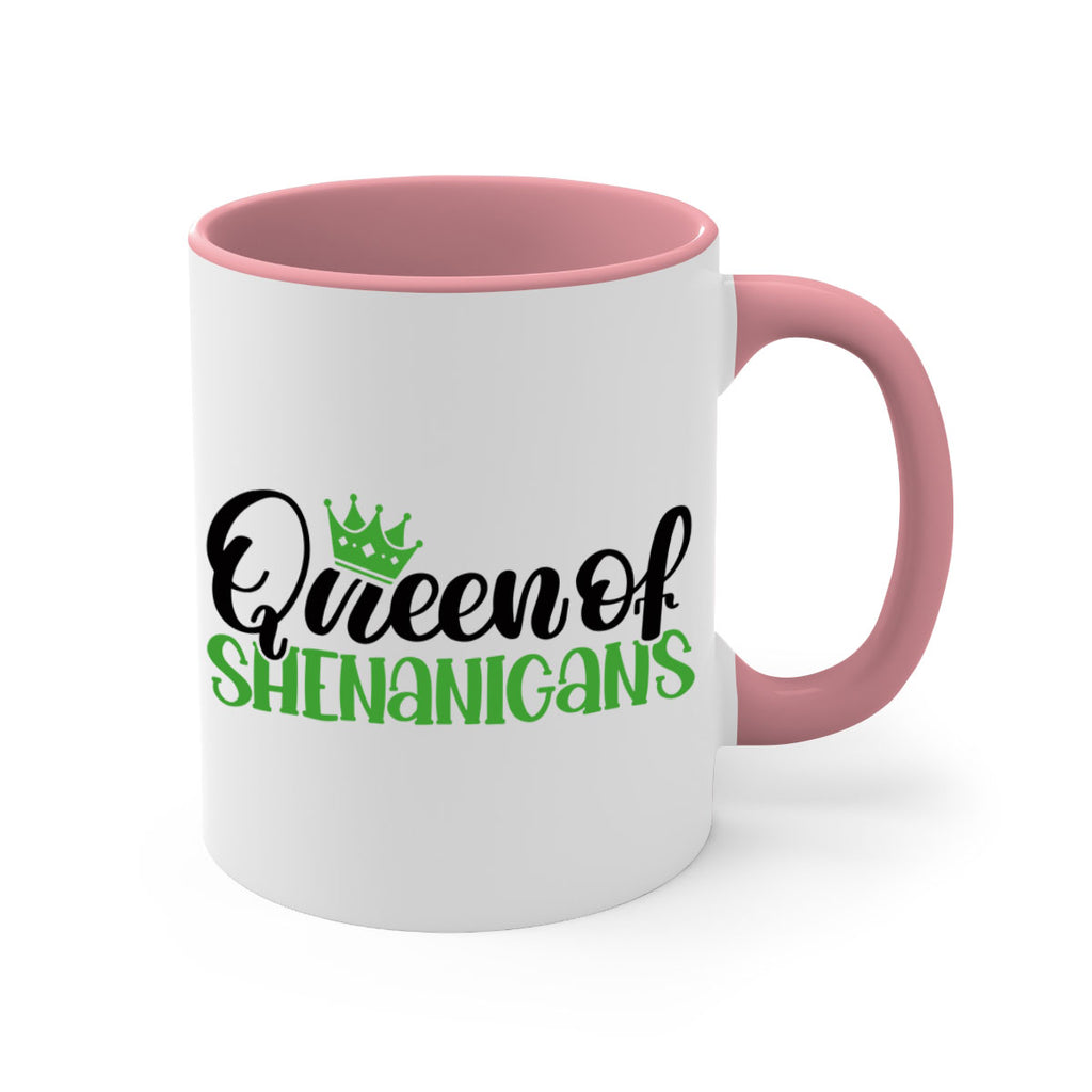 Queen Of Shenanigans Style 36#- St Patricks Day-Mug / Coffee Cup