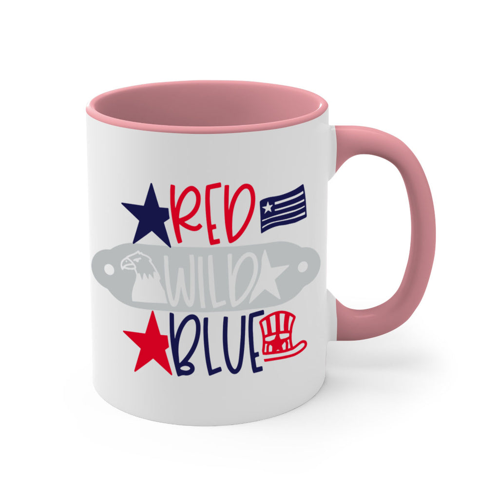 Red Wild Blue Style 171#- 4th Of July-Mug / Coffee Cup
