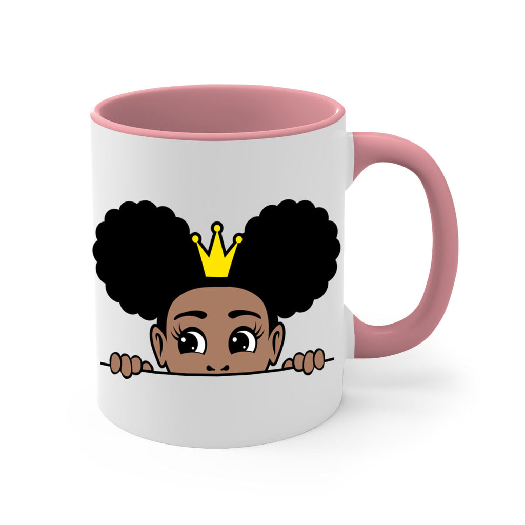 crown afro puffs 51#- Black women - Girls-Mug / Coffee Cup