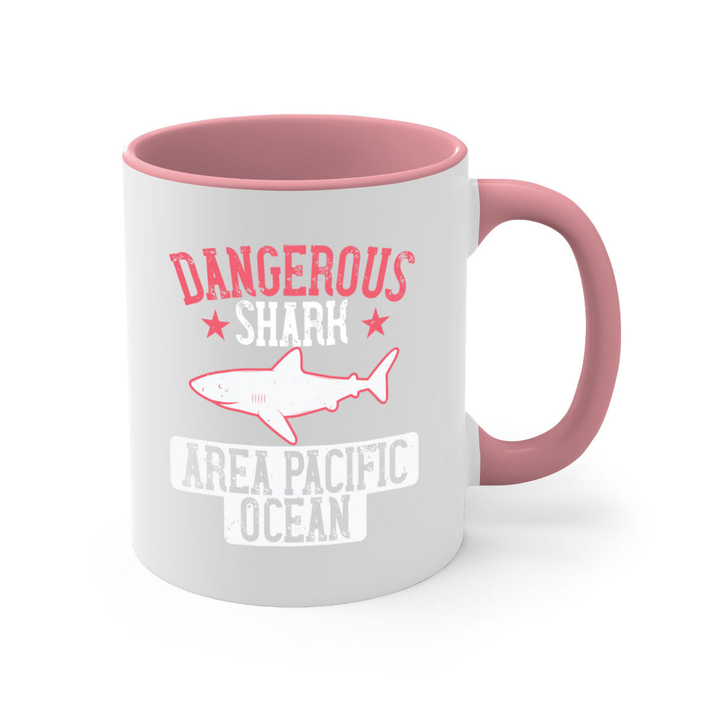 dangerous shark area pacific ocean Style 92#- Shark-Fish-Mug / Coffee Cup