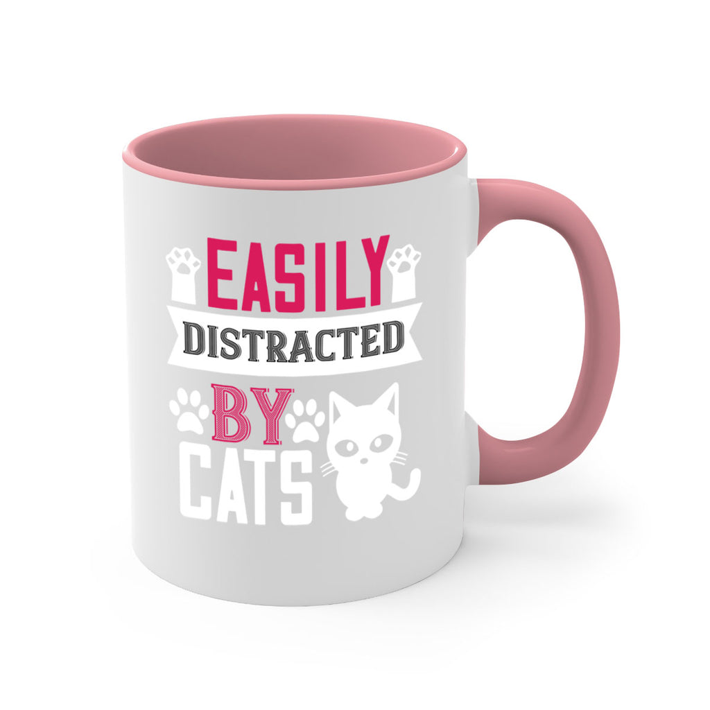 easily distracted by cats Style 47#- cat-Mug / Coffee Cup